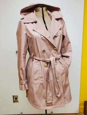 Pink Trench Coat Calvin Klein